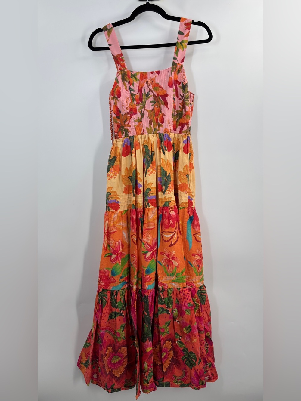 Farm Rio Mixed Warm Prints Maxi Dress - Picture 5 of 5
